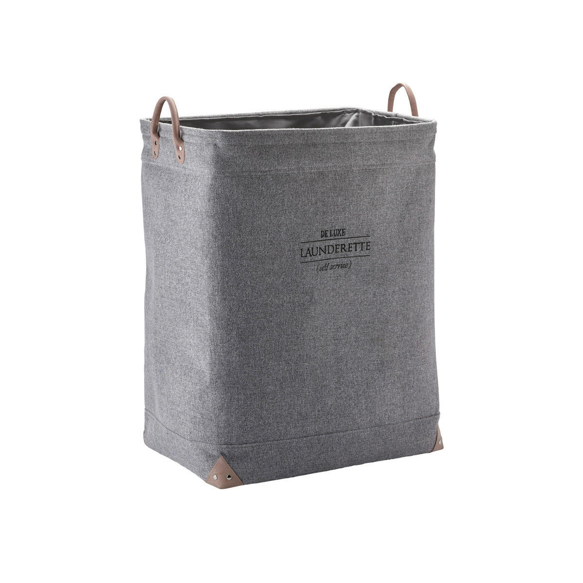 PANIER À LINGE - Hellgrau, Design, Textil (50/35/65cm) - Aquanova