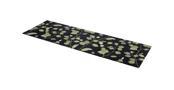 KÜCHENLÄUFER 50/150 cm Miabella Grün, Schwarz, Weiß  - Schwarz/Weiß, Design, Textil (50/150cm) - Esposa