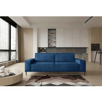 KANAPÉÁGY textil királykék  - fekete/királykék, Design, textil/fém (240/89/103cm) - Ti'me