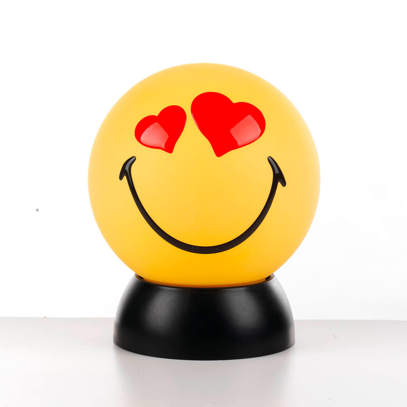 DĚTSKÁ STOLNÍ LAMPIČKA, 15/15/20 cm - černá/světle žlutá, Basics, plast (15/15/20cm)