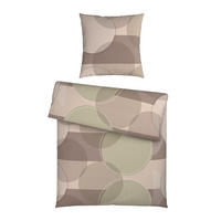 BETTWÄSCHE 2-teilig Flanell 155/220 cm  - Creme, Textil (155/220cm) - Novel