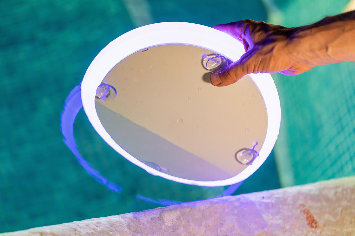 LED-AUßENLEUCHTE Papaya 29/2 cm   - Transparent/Weiß, Basics, Kunststoff (29/2cm) - Newgarden