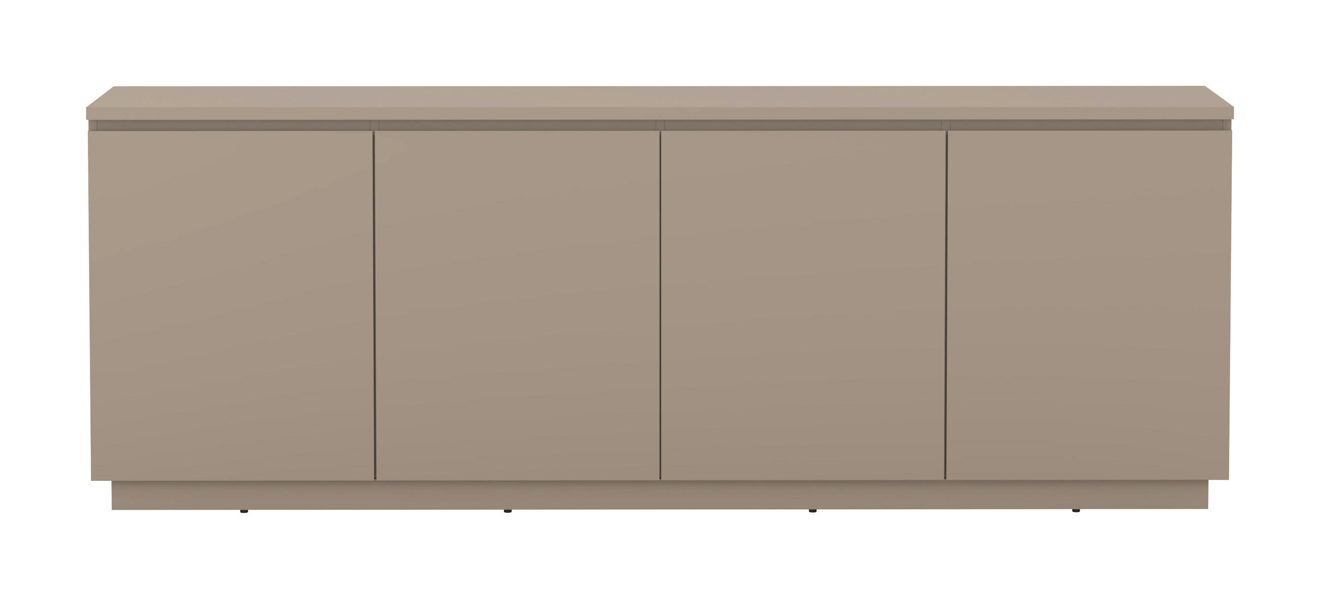 SIDEBOARD Bilbao  in 200/72/34,5 cm  - Taupe, Design, Holzwerkstoff (200/72/34,5cm) - MID.YOU