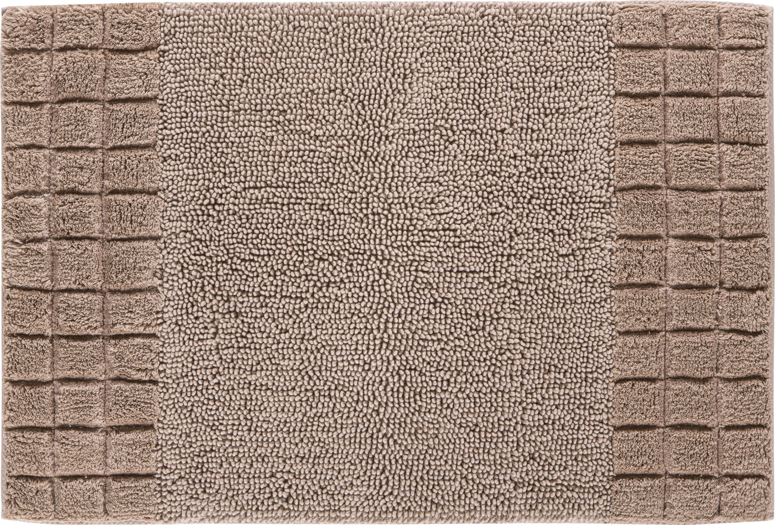 BADEMATTE Taupe 70/120 cm  - Taupe, KONVENTIONELL, Kunststoff/Textil (70/120cm) - Grund