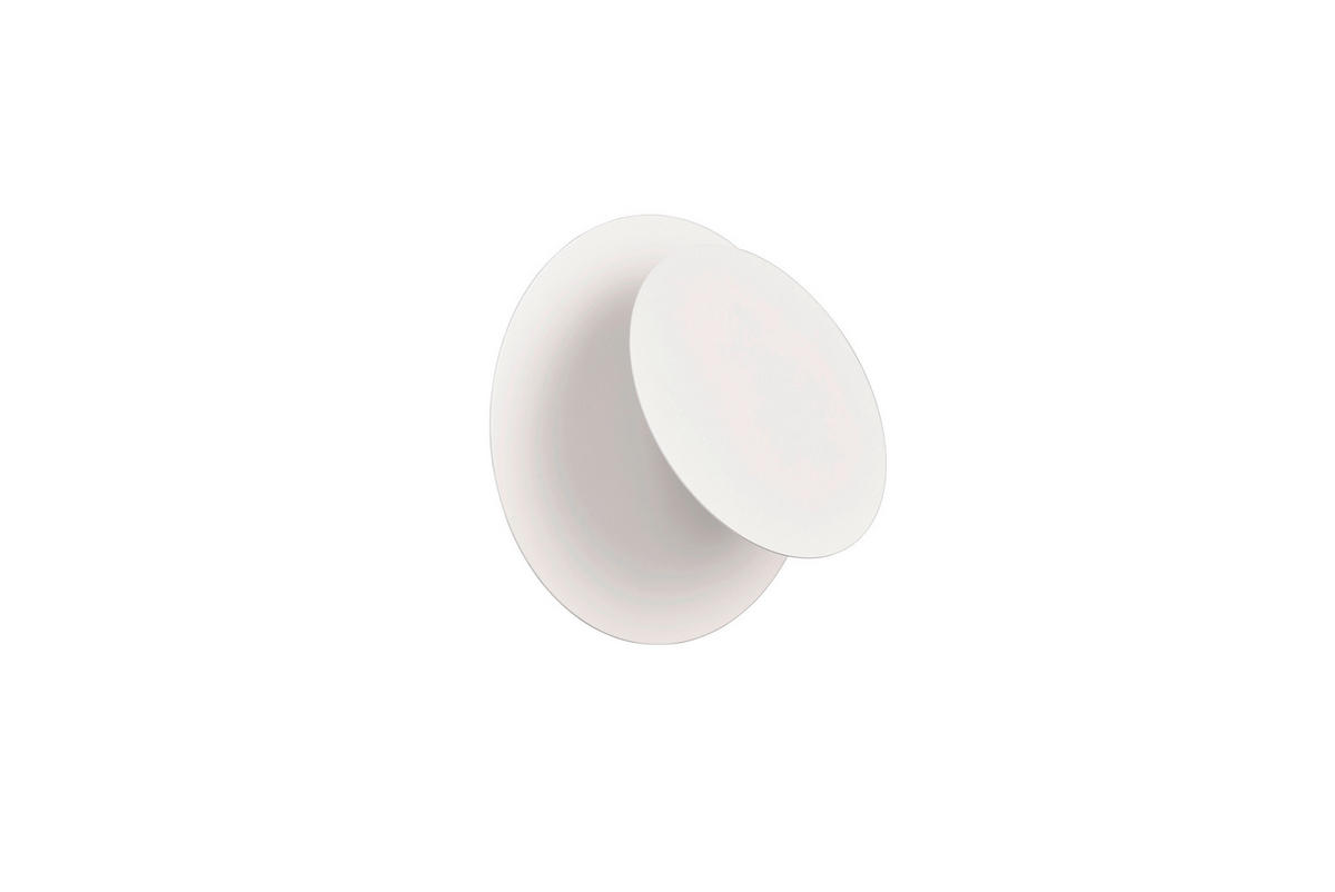 LED-WANDLEUCHTE - Weiss, Design, Metall (18/7,2cm)