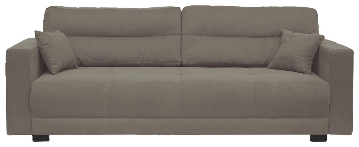 KANAPÉ iszap  - iszap, Basics (240/75/108cm) - Carryhome