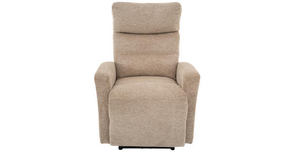 FERNSEHSESSEL  mit Webstoff Braun, Schwarz  - Schwarz/Braun, Design, Kunststoff/Textil (76/102/93cm) - Carryhome