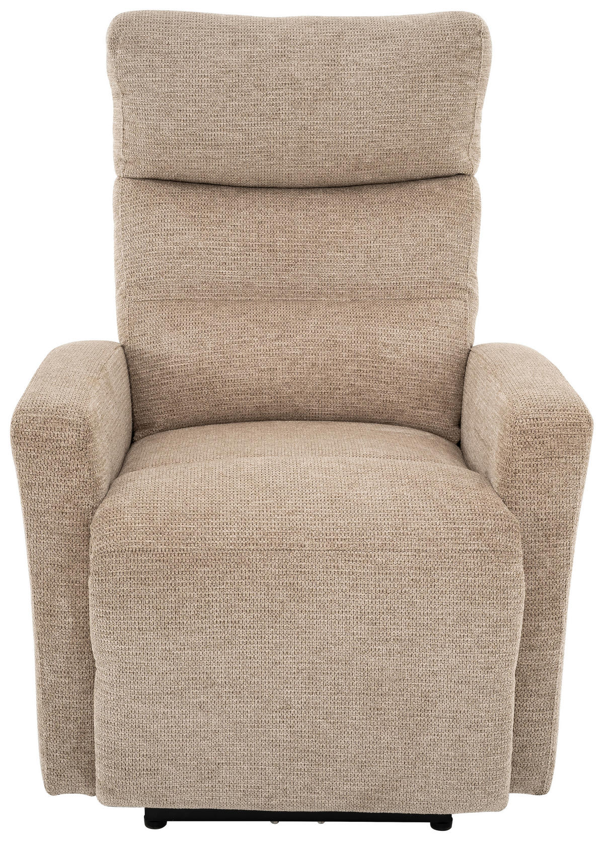 FERNSEHSESSEL  mit Webstoff Braun, Schwarz  - Schwarz/Braun, Design, Kunststoff/Textil (76/102/93cm) - Carryhome