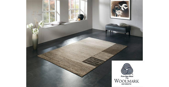 WEBTEPPICH 65/130 cm Natura Wool Corner Naturfarben  - Naturfarben, KONVENTIONELL, Textil (65/130cm) - Novel