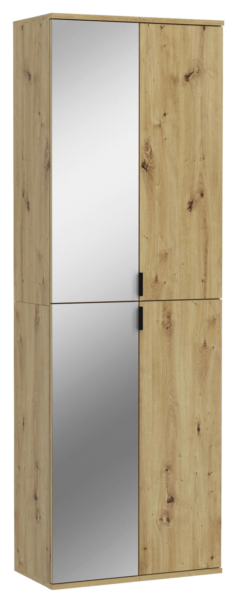 GARDEROBENSCHRANK 60/193/34 cm  - Grau, KONVENTIONELL, Holzwerkstoff/Kunststoff (60/193/34cm) - MID.YOU