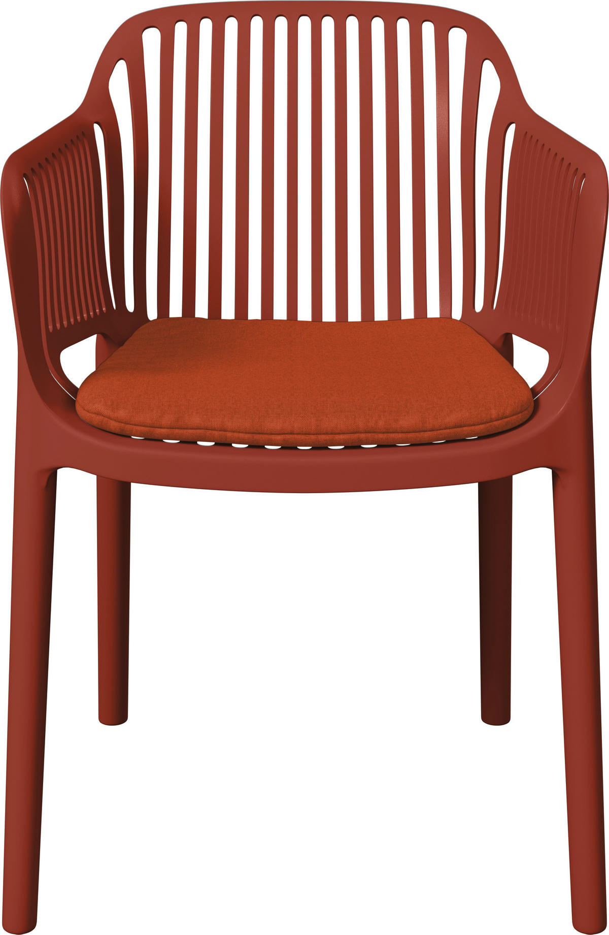 STAPELSESSEL Rot  - Rot, Basics, Kunststoff/Textil (55/80/60cm) - Ambia Garden