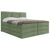 BOXSPRINGBETT 180/200 cm  in Grün  - Schwarz/Grün, MODERN, Holz/Holzwerkstoff (180/200cm) - MID.YOU