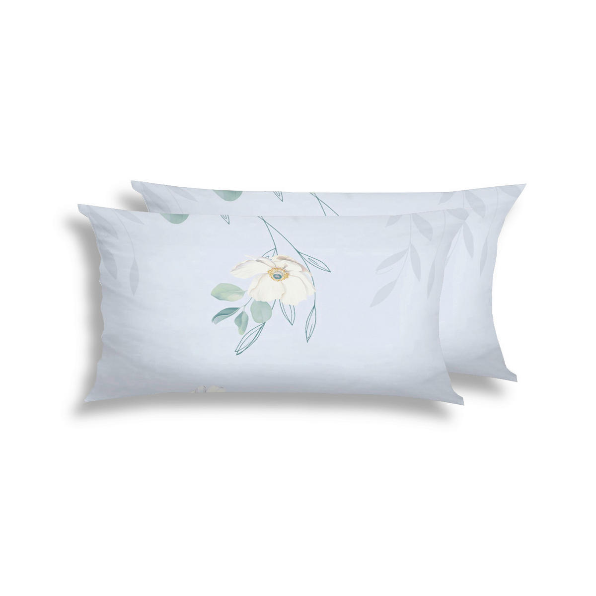 KOPFPOLSTERBEZUG 40/80 cm  - Blau, Design, Textil (40/80cm) - Florella
