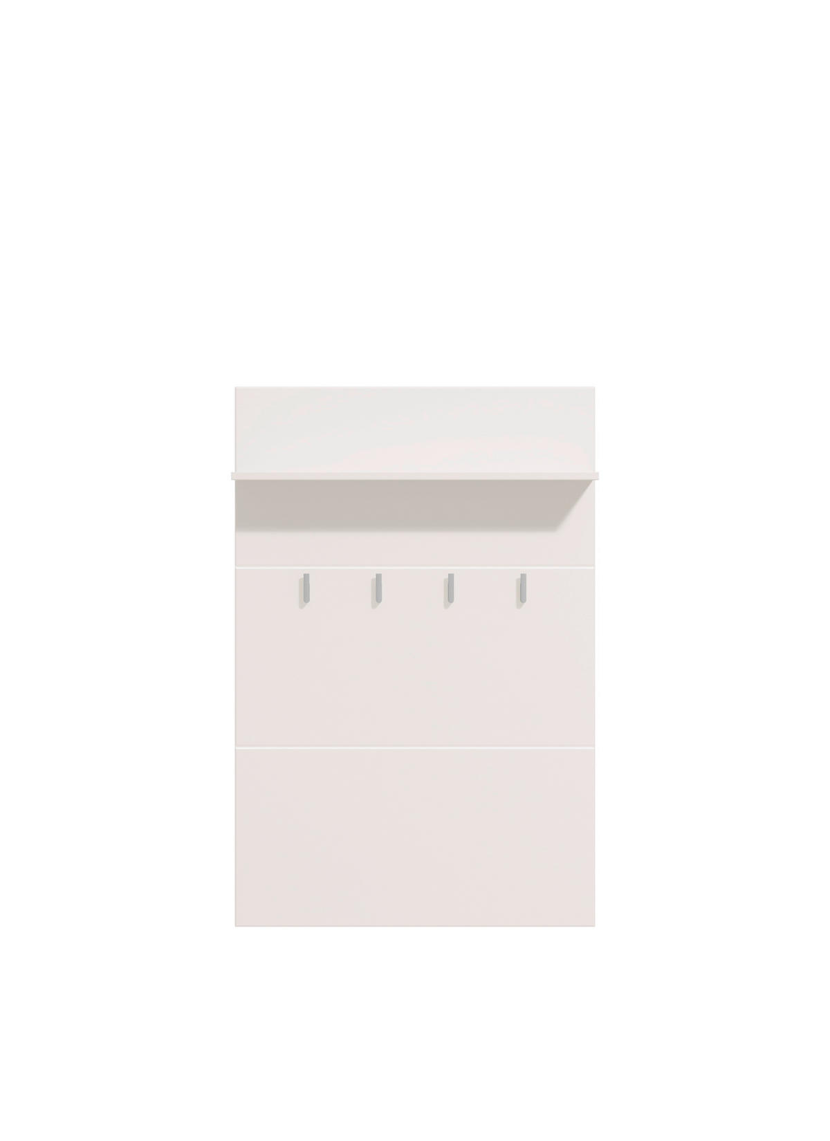 ELŐSZOBAPANEL 76/114/20 cm  - magasfényű fehér, Basics (76/114/20cm) - Xora