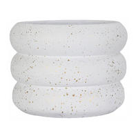 KVĚTINÁČ NA KVĚTINY přírodní materiály, 13/17/17 cm - bílá, Basics, přírodní materiály (13/17/17cm)