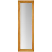 SPIEGEL 50/160/3 cm  - Hellbraun/Naturfarben, Natur, Glas/Holz (50/160/3cm) - MID.YOU