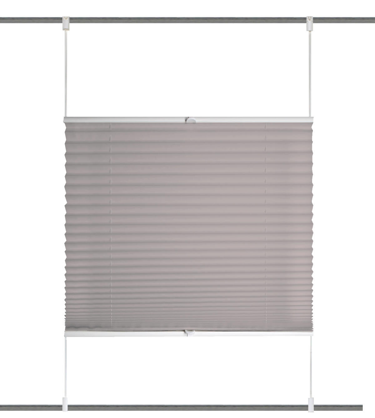 PLISSEE 40/130 cm  - Grau, Design, Textil (40/130cm)