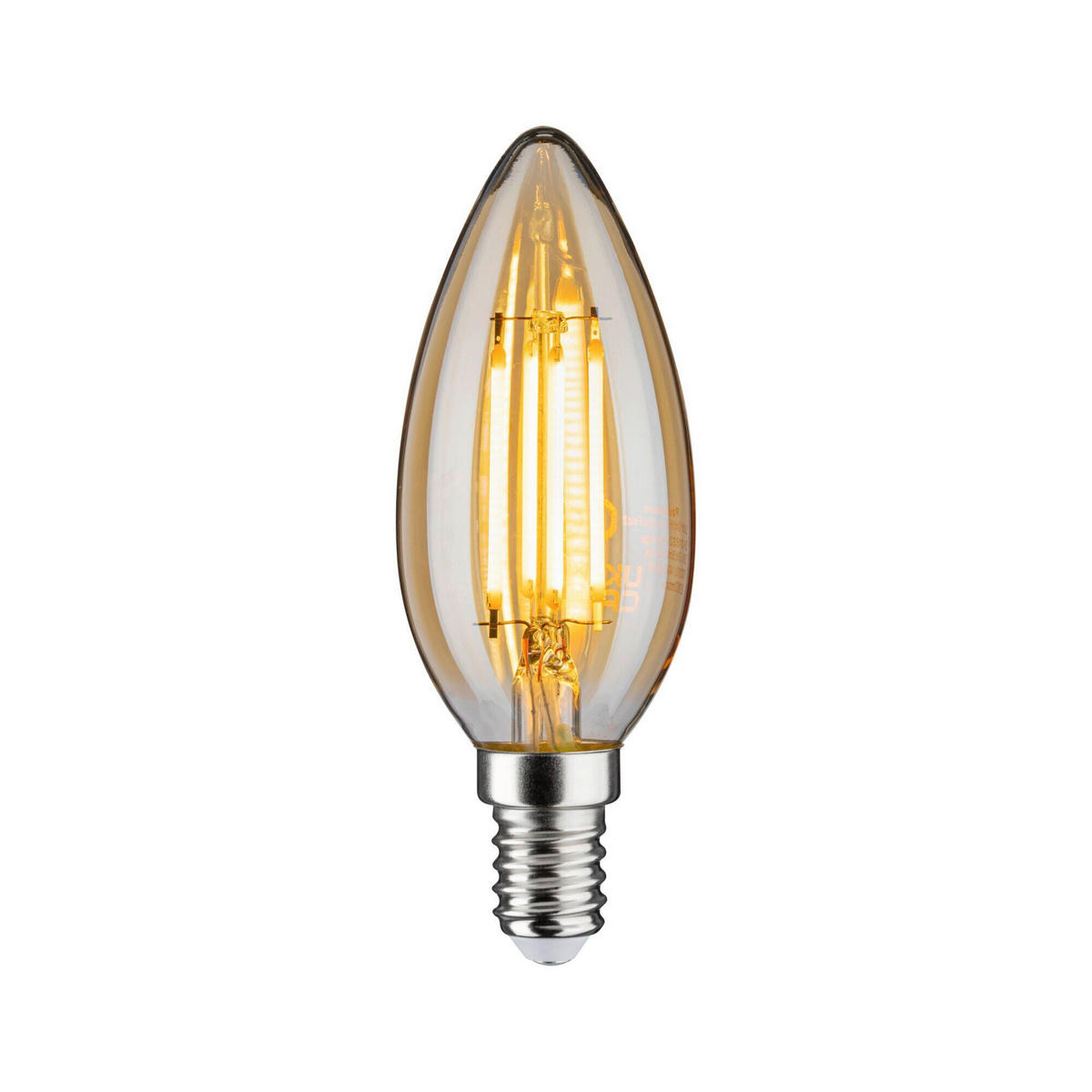 LED-LEUCHTMITTEL   E14 1x4,7W W 430 lm  - Goldfarben, Basics, Glas (3,5/9,8cm) - Paulmann