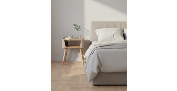 NACHTKÄSTCHEN 40/54,5/39 cm  in massiv Kiefer Naturfarben, Beige  - Beige/Naturfarben, Design, Holz/Holzwerkstoff (40/54,5/39cm) - Xora