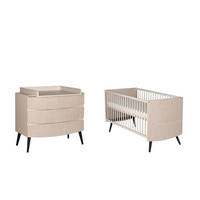 BABYZIMMER SMILE  - Beige/Buchefarben, Basics, Holz/Holzwerkstoff (88cm) - Schardt