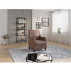 SESSEL in Mikrofaser Haselnussfarben  - Wengefarben/Haselnussfarben, KONVENTIONELL, Holz/Textil (70/93/75cm) - Sit & More