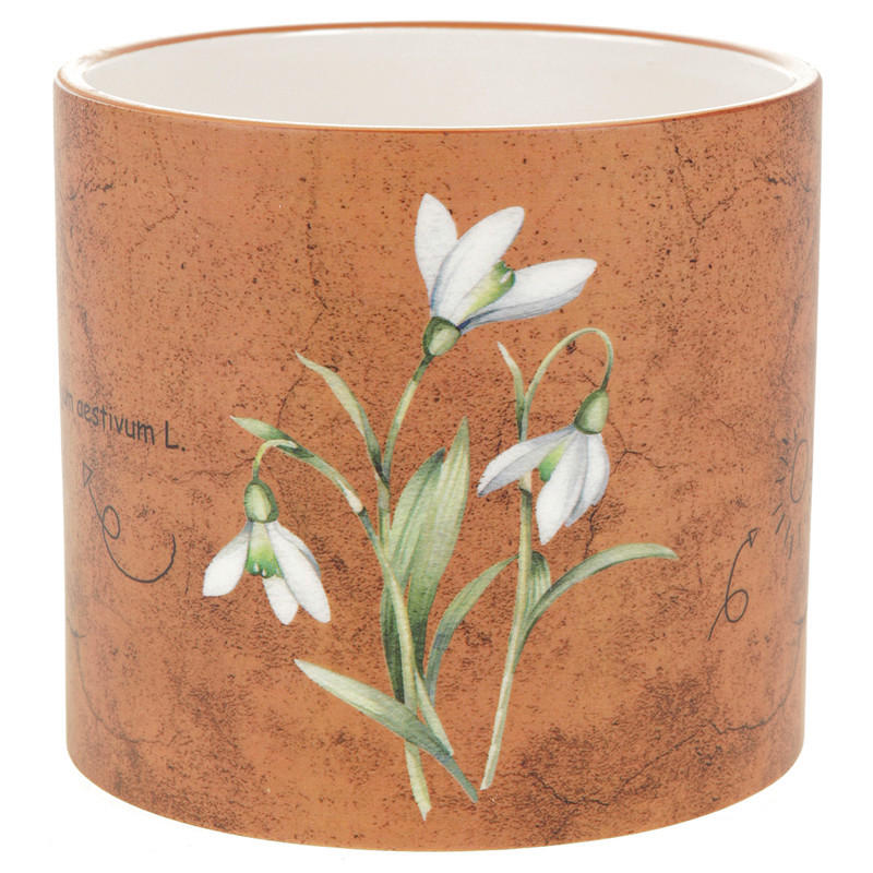 OBAL NA KVETINÁČ keramika, 12/14/14 cm - hnedá, Lifestyle, keramika (12/14/14cm)