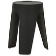 STAPELHOCKER Schwarz  - Schwarz, Basics, Kunststoff (28/46/28cm) - Carryhome