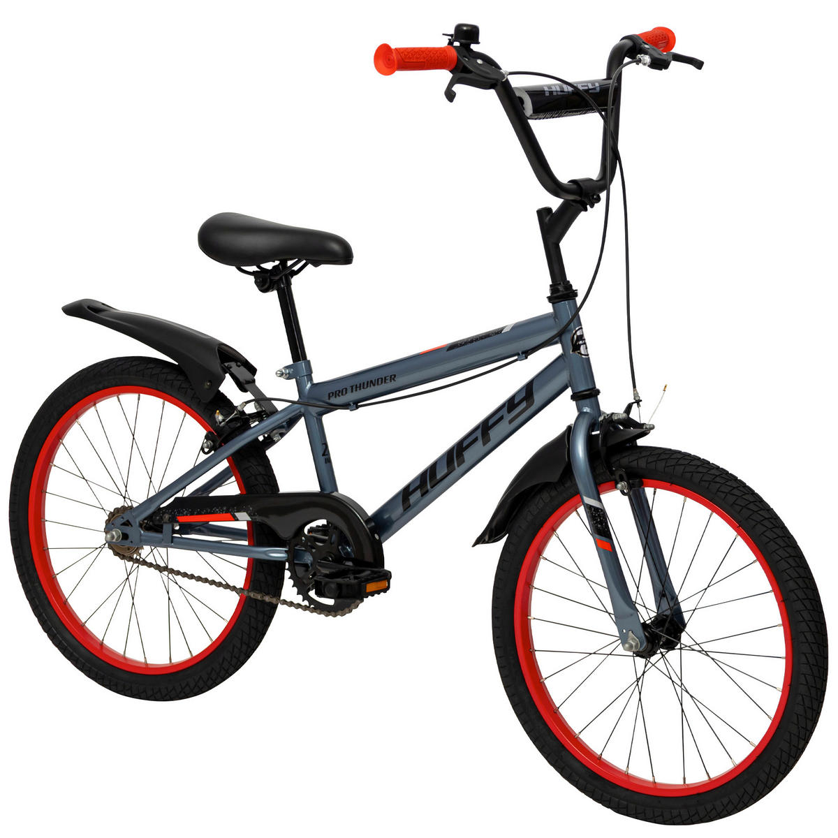 KINDERFAHRRAD 20 Zoll  - Grau, Basics, Metall (64/95/135cm)