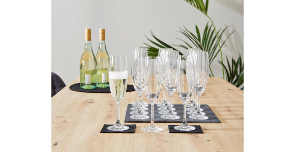 GLÄSERSET 18-teilig - Klar, KONVENTIONELL, Glas (0,22l) - Novel