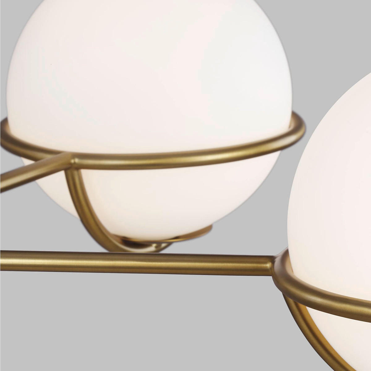 KRONLEUCHTER 81.3/61.1 cm    - Messingfarben, Basics, Glas/Metall (81.3/61.1cm) - Elstead Lighting