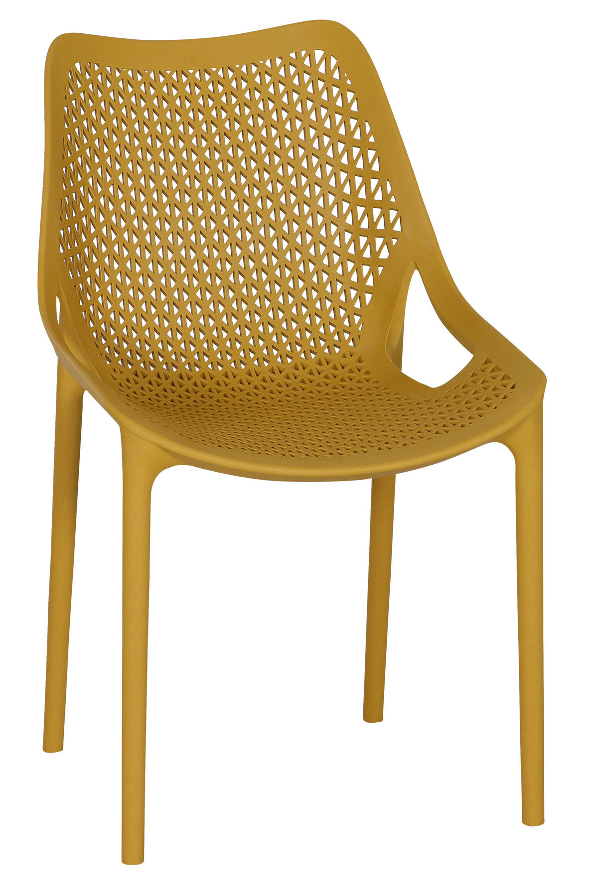 GARTENSTUHL Currygelb  - Currygelb, Basics, Kunststoff (60/81/50cm) - Siena Garden