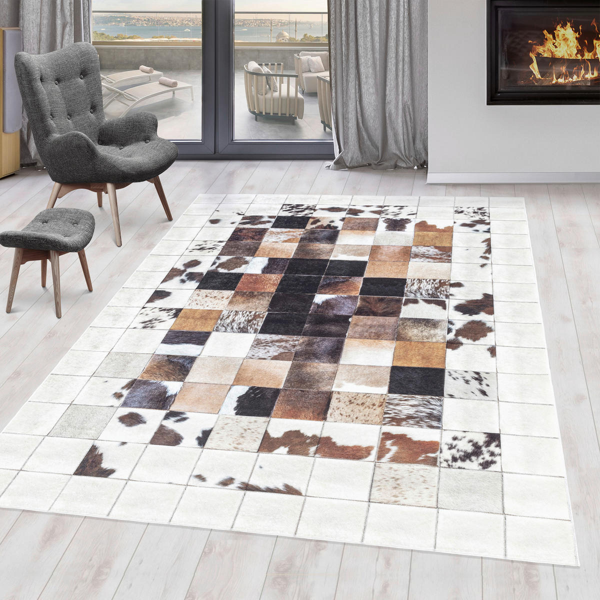KOBEREC TKANÝ NA PLOCHO, 80/150 cm, krémová - krémová, Design, textil/kůže (80/150cm) - Novel
