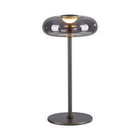 LED-TISCHLEUCHTE 22/22/45 cm   - Grau, Design, Glas/Kunststoff (22/22/45cm) - Schöner Wohnen