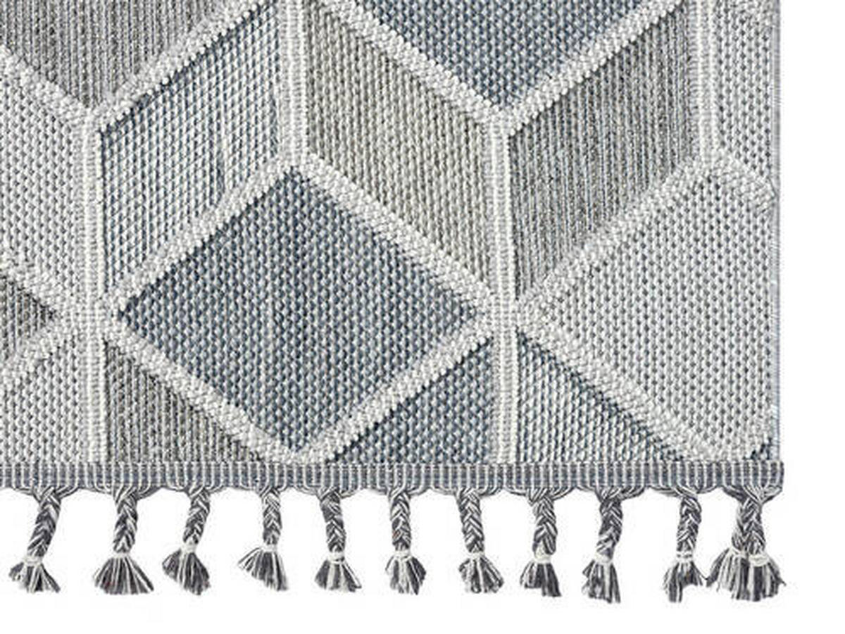 WEBTEPPICH 80/150 cm Blau, Grau  - Blau/Grau, Design, Textil (80/150cm) - Novel