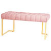 HOCKERBANK in Kunststoff Altrosa  - Altrosa, Design, Kunststoff (47/48/100cm) - Kayoom