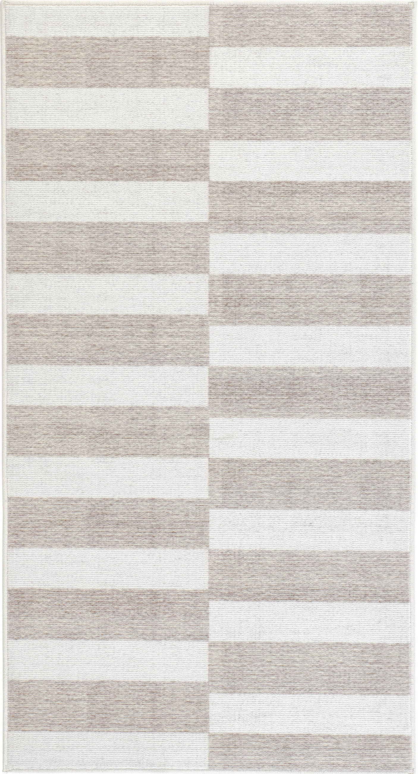 Lindorug Tuftteppich Mesio Strider Eiche grau, Grauweiß 80x150 cm