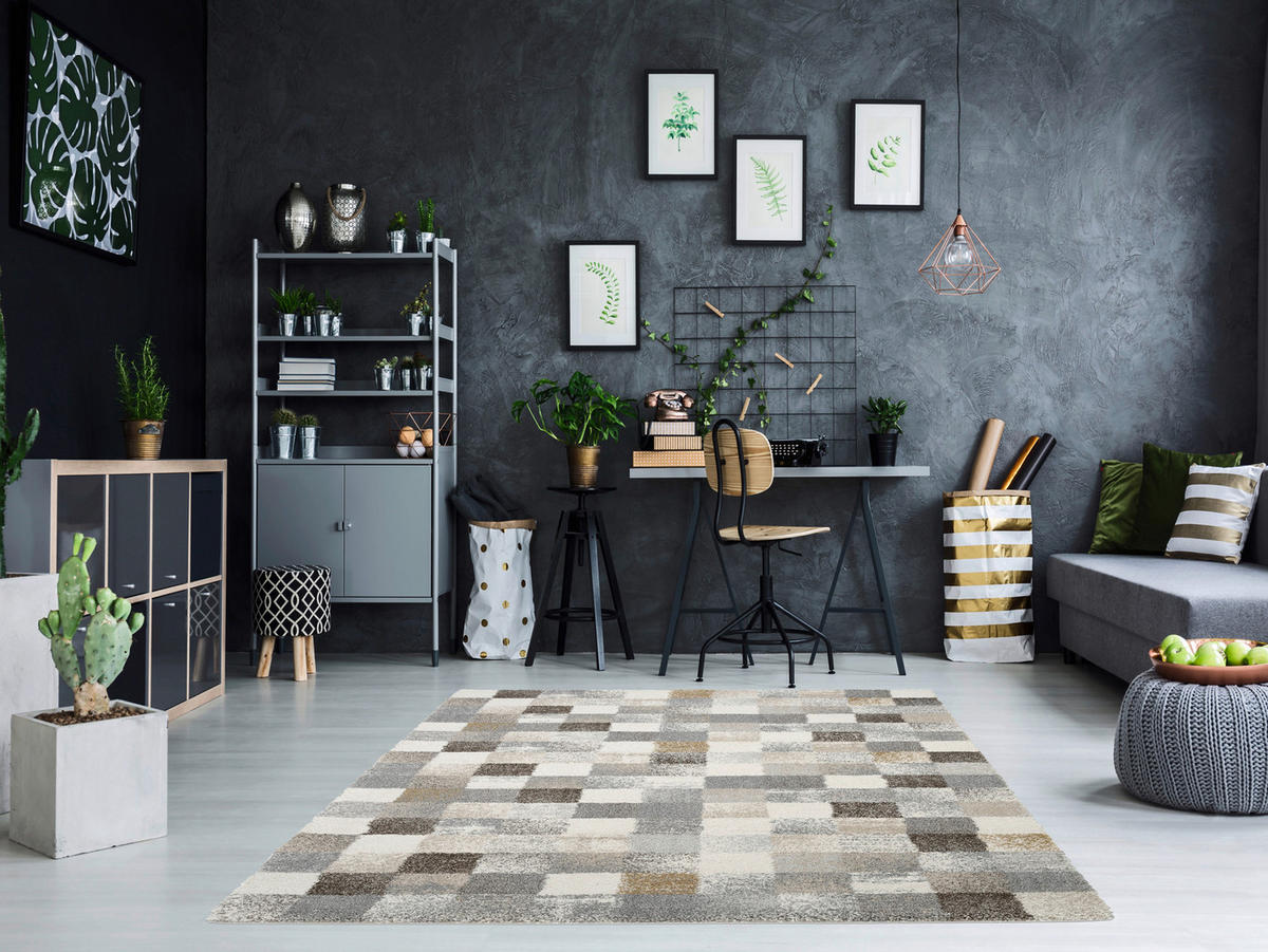 WEBTEPPICH 240/340 cm Grau  - Grau, Design, Textil (240/340cm) - Novel