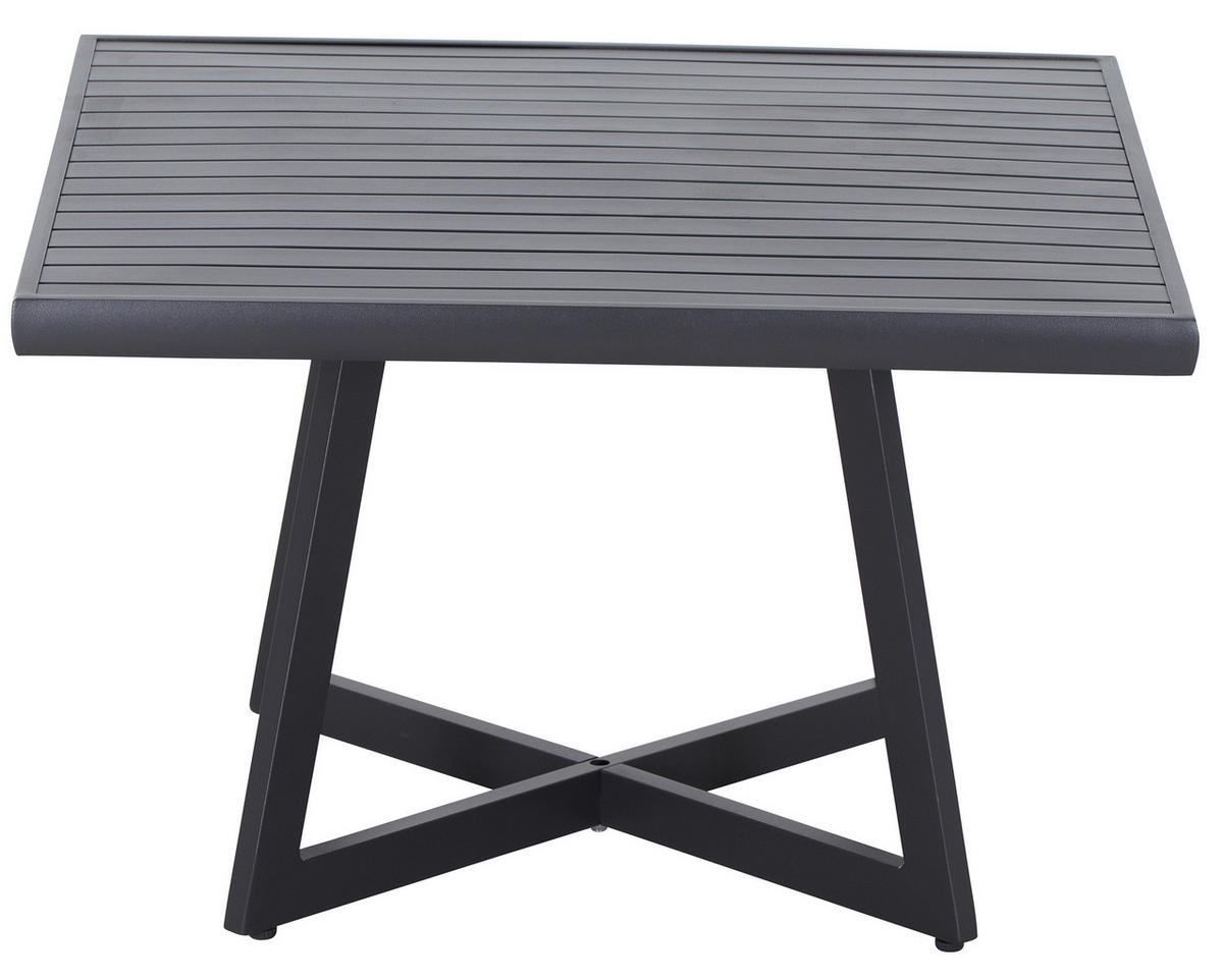 LOUNGETISCH 70/70/45 cm  - Anthrazit, KONVENTIONELL, Metall (70/70/45cm) - Siena Garden