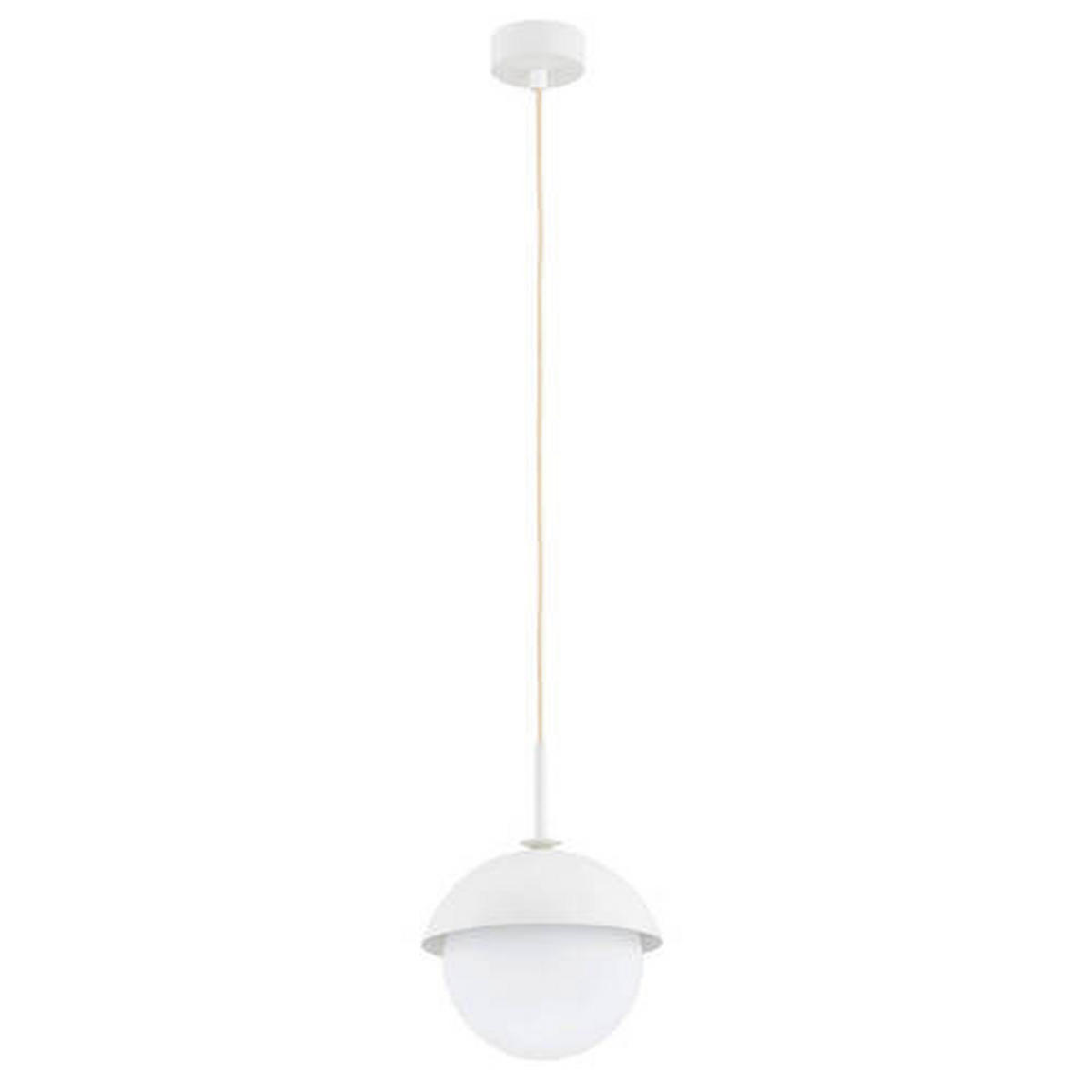 HÄNGELEUCHTE 109/20/20 cm  - Weiß, KONVENTIONELL, Glas/Metall (109/20/20cm)