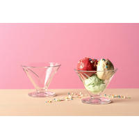 EISSCHALE CONO  - Klar, Basics, Glas (12/9/12cm) - Leonardo
