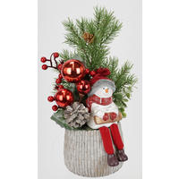 KUNSTBLUME  - Rot, Basics (20/33/20cm)