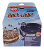 TORTENFORM  - Blau, Basics, Metall (25/8/25cm) - Dr.Oetker