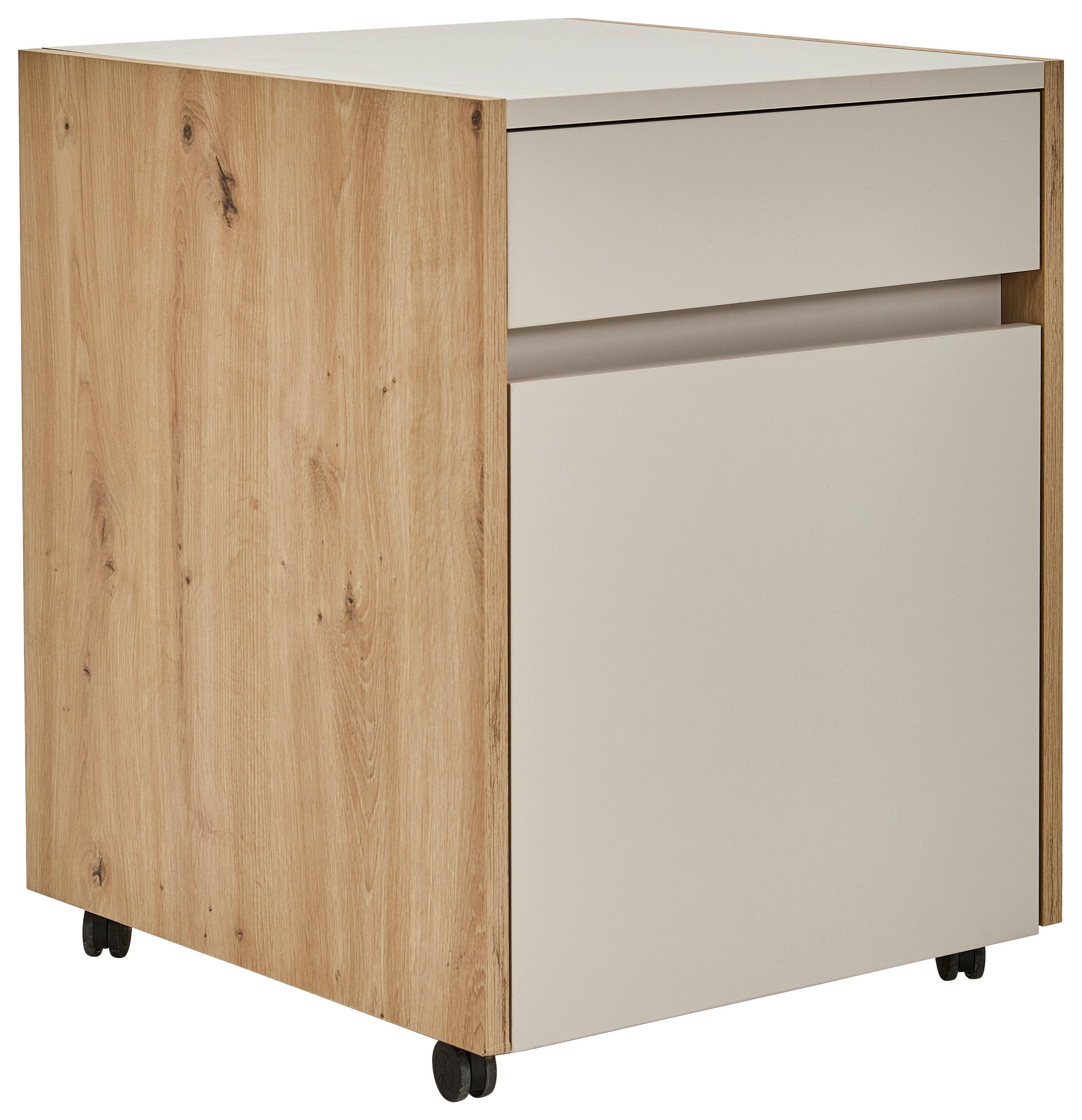 ANSTELLCONTAINER Kaschmir, Eiche Artisan  - Kaschmir/Eiche Artisan, KONVENTIONELL, Holzwerkstoff (50/64,5/52cm) - Novel
