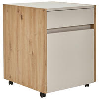 ANSTELLCONTAINER Kaschmir, Eiche Artisan  - Kaschmir/Eiche Artisan, KONVENTIONELL, Holzwerkstoff (50/64,5/52cm) - Novel