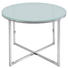 BEISTELLTISCH in Glas - Chromfarben/Klar, Design, Glas/Metall (50/50cm) - Carryhome BEISTELLTISCH in Glas - Chromfarben/Klar, Design, Glas/Metall (50/50cm) - Carryhome
