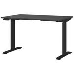 SCHREIBTISCH 120/80/72-118 cm Schwarz elektrisch höhenverstellbar  - Schwarz, MODERN, Holzwerkstoff/Metall (120/80/72-118cm) - Novel