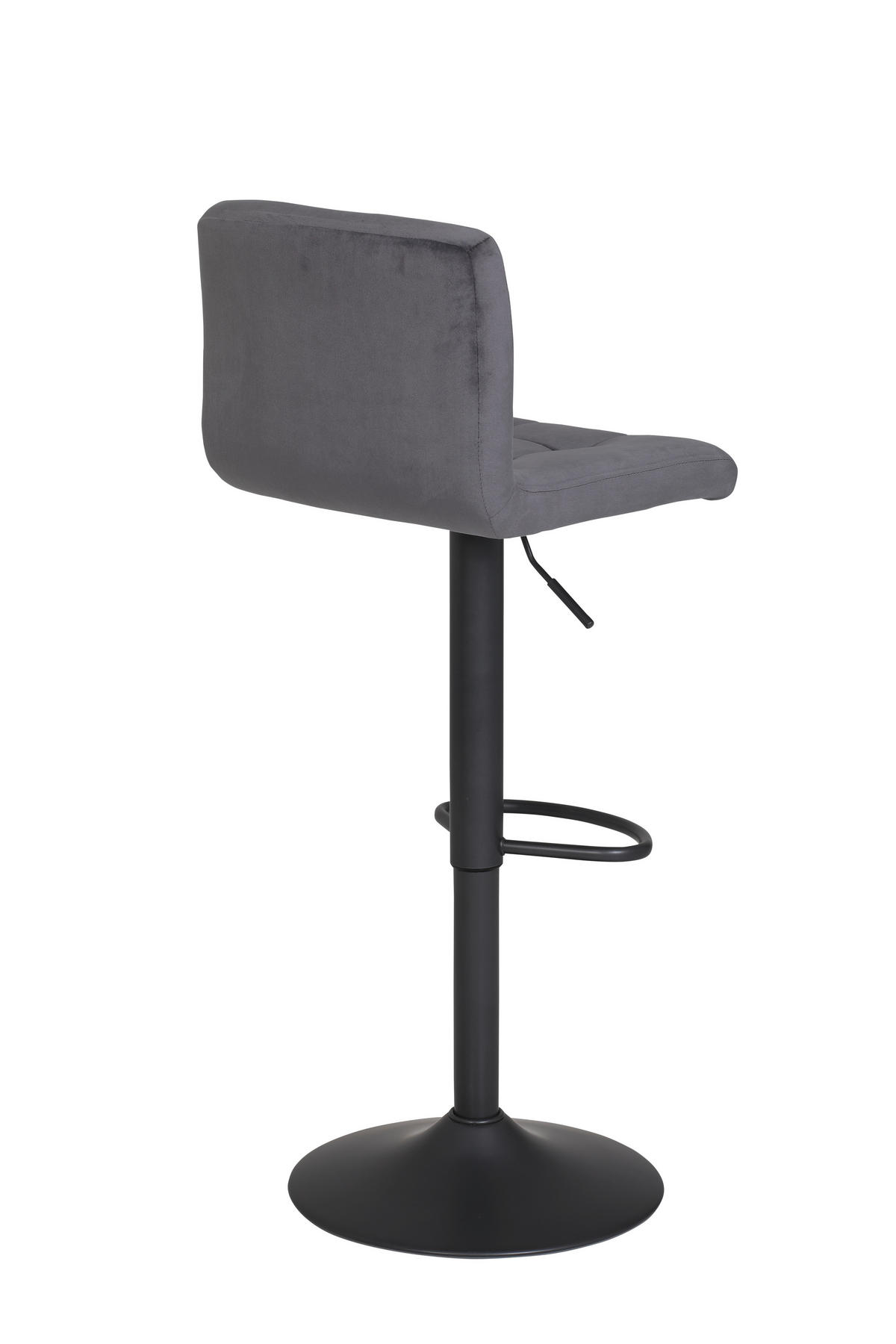 BARHOCKER-SET in Grau  - Dunkelgrau/Grau, MODERN, Textil/Metall (40/85/48cm) - MID.YOU