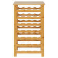 WEINREGAL  - Naturfarben, Basics, Naturmaterialien (47/94/29cm) - Carryhome