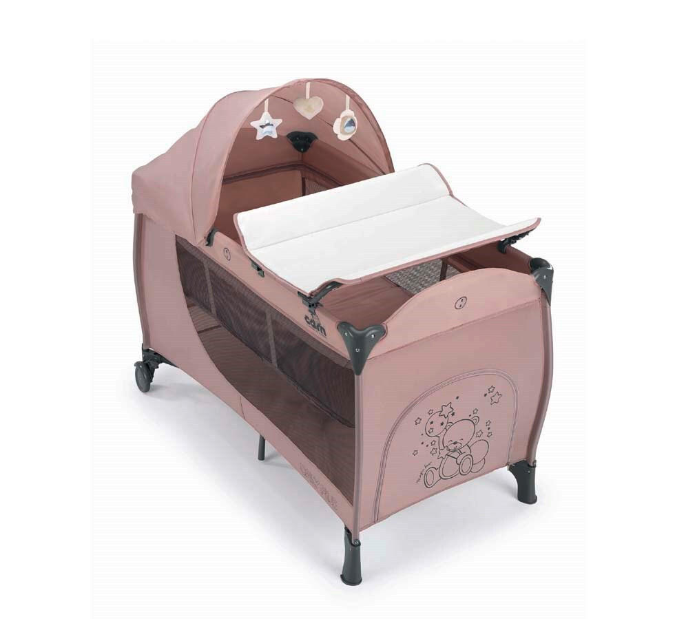 PRIJENOSNI KREVETIĆ  128.5/73/117 cm     ORSO BOLLE  - svijetlo smeđa, Basics, plastika (128.5/73/117cm) - CAM