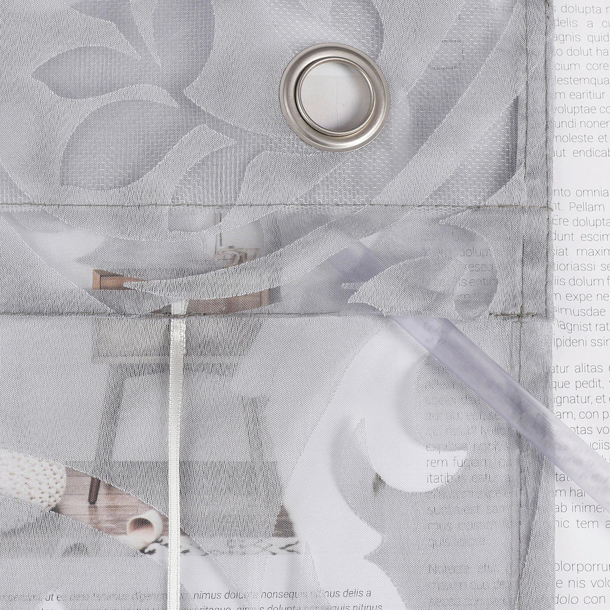 FALTROLLO  transparent  120/130 cm    - Hellgrau, Basics, Textil (120/130cm) - Joyswahl